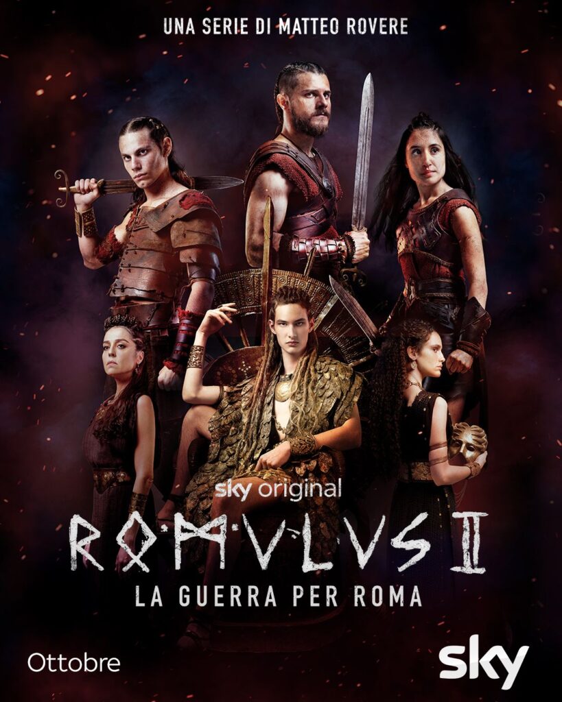 Francesco Di Napoli torna a interpretare Wiros su Romulus 2